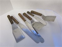 Dexter restaurant style spatulas; very heavy duty