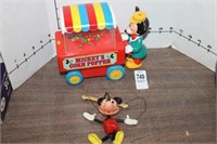 VINTAGE MICKEY MOUSE TOYS