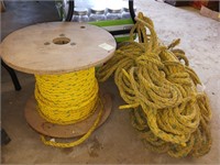 LARGE LOT OF BRAIDED ROPE