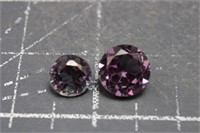 Synthetic Alexandrite, 8 mm, 7 mm