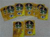 Lot of 12  Aaron Rodgers Rookie Cards