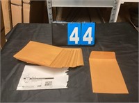 100 6x9 Kraft Envelopes 40765