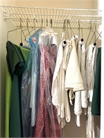 Hall closet full of vintage and custom linens