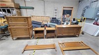 Bassett Furniture Cherry bedroom suite