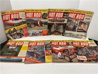 LOT OF 18 HOT ROD MAGAZINES FROM 1956-1962 & 1 -