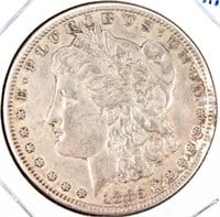 Coin 1885-S  Morgan Silver Dollar Extra Fine