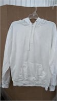 Size M Fruit of the Loom White Hoodie