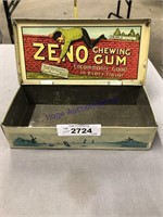 Zeno chewing gum tin box