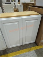 30" x 13" x 31" white wall cabinet
