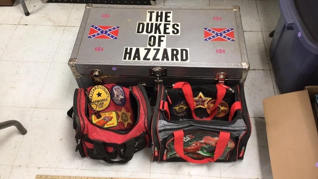 The dukes of hazard crate, lunch boxes