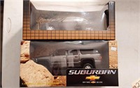 2 DIE CAST- CHEVY SUBURBAN AND FORD FORTY NINE