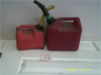 Gas cans - 1 gal and 2 gal