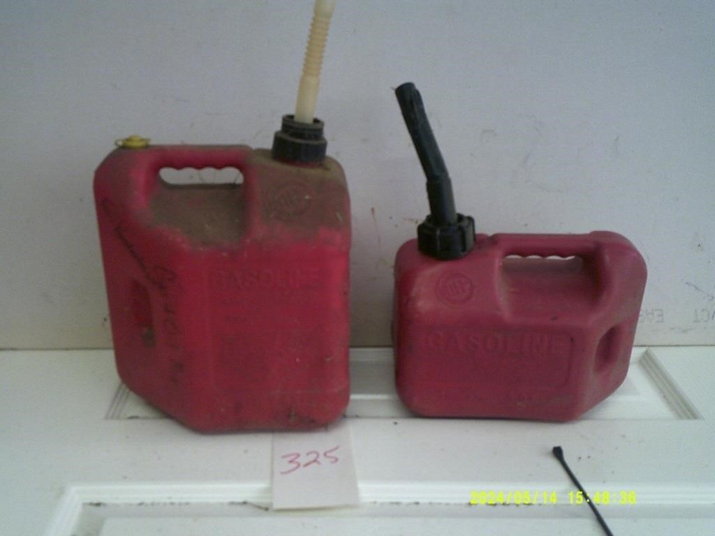 Gas Cans - 1 gal and 2 gal