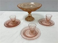 Pink Depression Glass Pieces