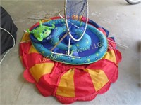 cool circus tent baby pool float ball net