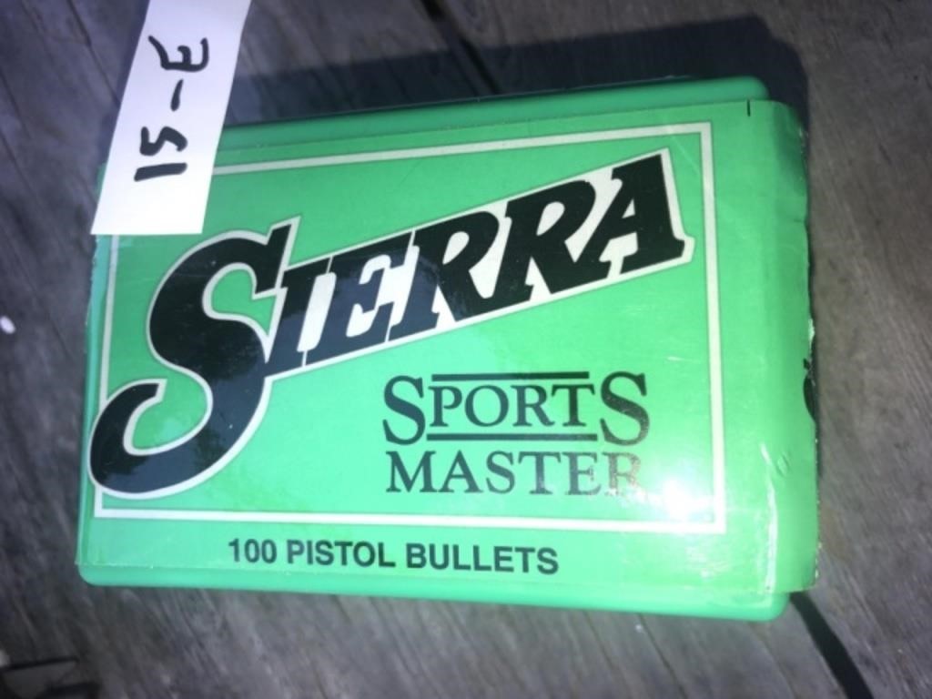 Sierra .45 Cal Pistol Bullets