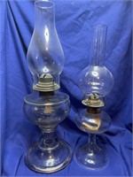 Two vintage Oil Lamps
