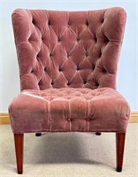 GREAT CLEAN  BUTTON TUFTED ACCENT CHAIR