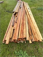 Pile of 2x4 Rough Cut,Lumber Assorted Lengths