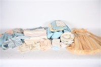 Vintage Baby Clothes, Crocheted Blankets