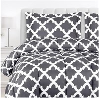 Utopia Bedding Queen Comforter Set (Grey)