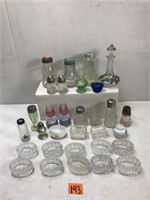 Various Vintage Salt and Pepper Shakers and More