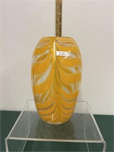 Murano Style Art Glass Vase Fenicio