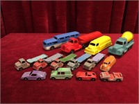 14 Tootsie Toys Vehicles