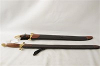 Two Contemporary Sheathed Swords