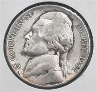 1942 P Jefferson Silver War Nickel