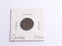 1932 Canada One Cent Coin In Holder