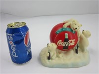 Tirelire vintage Coca-Cola '' Polar Bear ''