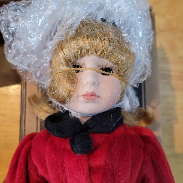 avon doll w/certificate