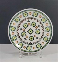 Vintage Allover Floral Pattern Porcelain Plate,