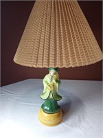 Shawnee 11.5" Oriental Woman w/Mandolin Lamp