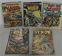 Five Marvel comics