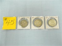 (3) Franklin Halves - 1952D, 1953D, 1963D