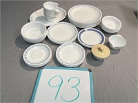 Set of Correlle Dishes