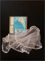 Vintage Baby Book and Veil