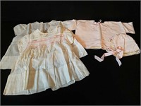 Vintage Pink and Cream Baby Clothing