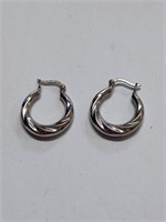 Isreal 925 Marked Earrings- 2.1g