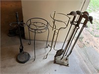 Fireplace Tools & Plant Stands