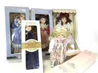 5 Dolls in Original Boxes Collector's Choice