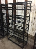 (1) HD METAL SHELVING UNITS, 35" W X 16" D X 69"