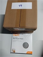 3 cases of drywall patches (12 in a case)