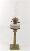 Double Burner Corinthian Column & EAPG Oil Lamp