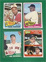 Lot Mickey Mantle  Willie Stargell 1965 Topps