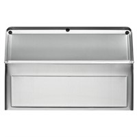 $33  Small Stainless Steel Wall Mount Mailbox