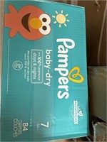 Pampers Baby Dry Diapers Size 7 84 Count