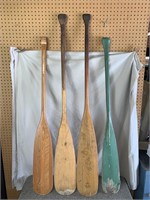 4 boat oars